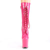 FLAMINGO-1050 Plateau Stiefeletten Pink Lack von Pleaser – Ansicht 2