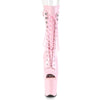 FLAMINGO-1051 Plateau Stiefeletten Baby Pink von Pleaser – Ansicht 2