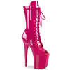 FLAMINGO-1051 Plateau Stiefeletten Hot Pink von Pleaser