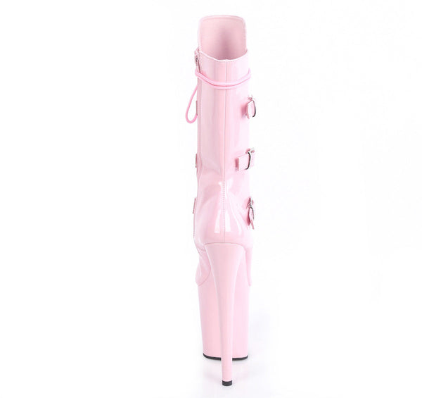 FLAMINGO-1053 Plateau Stiefel Rosa Lack von Pleaser – Ansicht 4