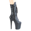 FLAMINGO-1053 Plateau Stiefeletten Schwarz Matt von Pleaser – Ansicht 5