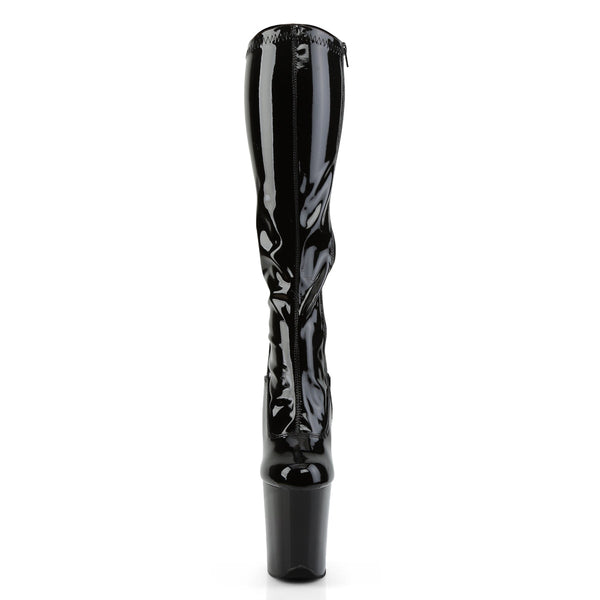 FLAMINGO-2000 Plateau Stiefel Lack Schwarz von Pleaser – Ansicht 2