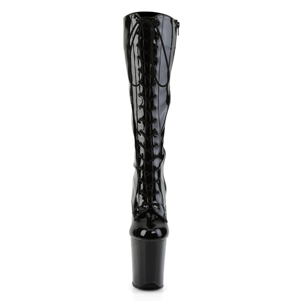 FLAMINGO-2023 Plateau Stiefel Schwarz Lack von Pleaser – Ansicht 2