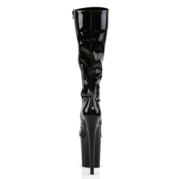 FLAMINGO-2023 Plateau Stiefel Schwarz Lack von Pleaser – Ansicht 4
