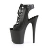 FLAMINGO-800-20 Plateau Stiefeletten Schwarz von Pleaser – Ansicht 3