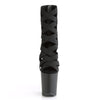 FLAMINGO-800-24 Plateau Sandaletten Schwarz von Pleaser – Ansicht 2