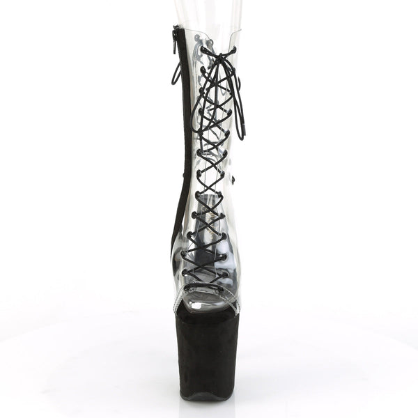 FLAMINGO-800-60FS Plateau Stiefeletten - Schwarz von Pleaser – Ansicht 2