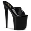 FLAMINGO-801 Plateau Pantoletten Schwarz von Pleaser