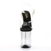 FLAMINGO-808 Plateau Sandaletten Transparent von Pleaser – Ansicht 2
