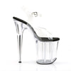 FLAMINGO-808 Plateau Sandaletten Transparent von Pleaser – Ansicht 5