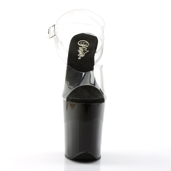 FLAMINGO-808 Plateau Sandaletten Schwarz von Pleaser – Ansicht 2