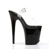 FLAMINGO-808 Plateau Sandaletten Schwarz Matt von Pleaser – Ansicht 5