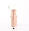 FLAMINGO-808 Plateau Sandaletten Braun von Pleaser – Ansicht 4