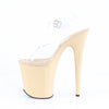 FLAMINGO-808 Plateau Sandaletten Beige Matt von Pleaser – Ansicht 3