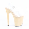FLAMINGO-808 Plateau Sandaletten Creme von Pleaser – Ansicht 5
