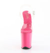 FLAMINGO-808 Plateau Sandaletten Rot von Pleaser – Ansicht 2