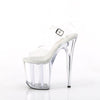 FLAMINGO-808 Plateau Sandaletten Transparent von Pleaser – Ansicht 3