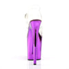 FLAMINGO-808 Plateau Sandaletten Lila von Pleaser – Ansicht 4
