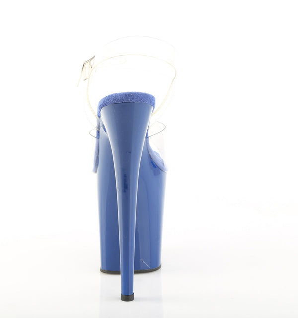FLAMINGO-808 Plateau Sandaletten Blau von Pleaser – Ansicht 4