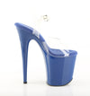 FLAMINGO-808 Plateau Sandaletten Blau von Pleaser – Ansicht 5