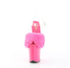 FLAMINGO-808FUR Plateau Sandaletten Pink Lack Kunstfell von Pleaser – Ansicht 2