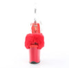 FLAMINGO-808FUR Plateau Sandaletten Rot Lack Kunstfell von Pleaser – Ansicht 2
