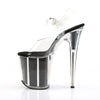 FLAMINGO-808G Plateau Sandaletten Schwarz von Pleaser – Ansicht 3