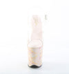 FLAMINGO-808MB Plateau Sandaletten Mehrfarbig Blumenmuster von Pleaser – Ansicht 2