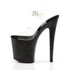 FLAMINGO-808MG Plateau Sandaletten Schwarz von Pleaser – Ansicht 3