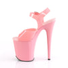 FLAMINGO-808N Plateau Sandaletten Rosa von Pleaser – Ansicht 3