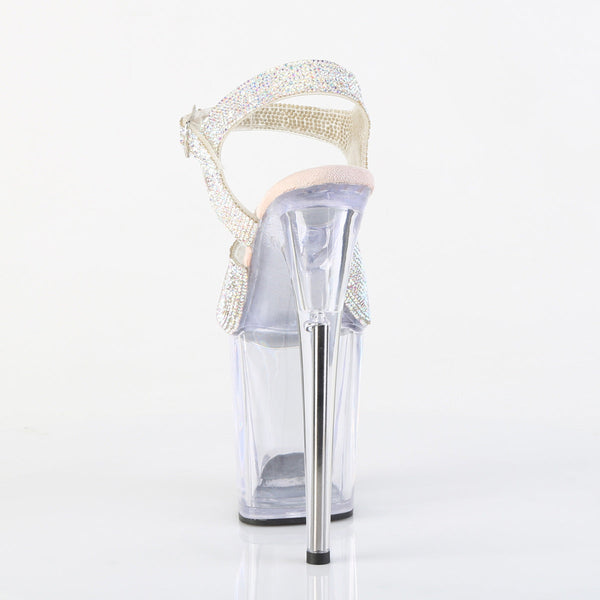 FLAMINGO-808N-RS Plateau Sandaletten Mehrfarbig von Pleaser – Ansicht 4