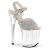 FLAMINGO-808N-RS Plateau Sandaletten Mehrfarbig von Pleaser