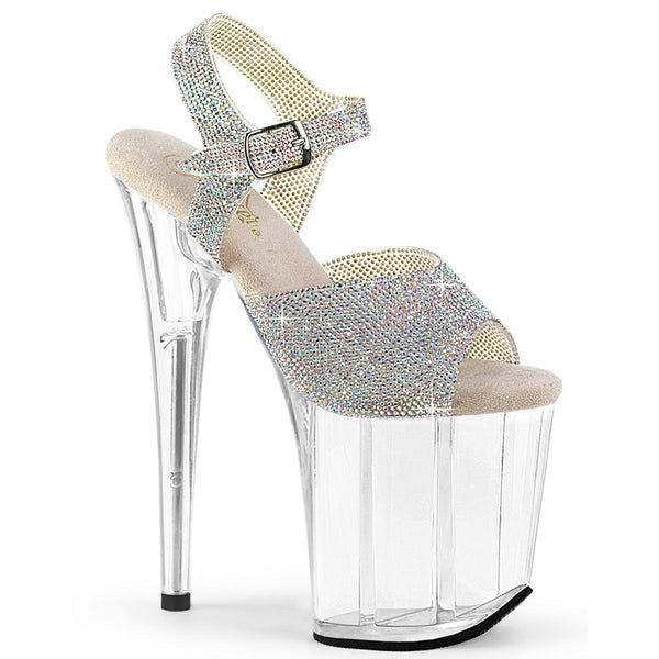 FLAMINGO-808N-RS Plateau Sandaletten Mehrfarbig von Pleaser