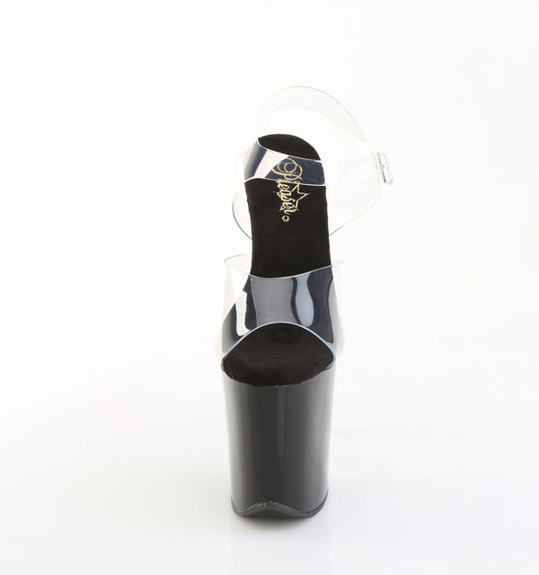 FLAMINGO-808PREM Plateau Sandaletten Schwarz von Pleaser – Ansicht 2