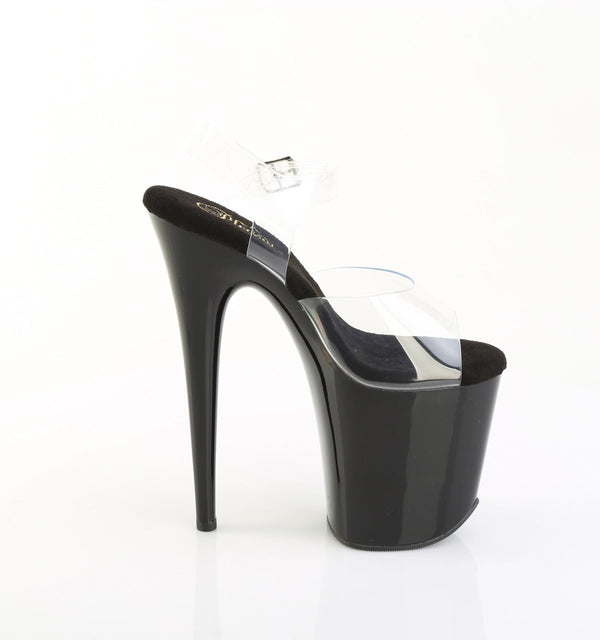 FLAMINGO-808PREM Plateau Sandaletten Schwarz von Pleaser – Ansicht 5