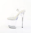 FLAMINGO-808PREM Plateau Sandaletten Transparent von Pleaser – Ansicht 3