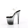 FLAMINGO-808SS Plateau Sandaletten Schwarz von Pleaser – Ansicht 3