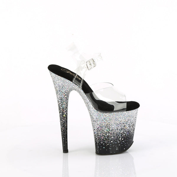 FLAMINGO-808SS Plateau Sandaletten Schwarz von Pleaser – Ansicht 5
