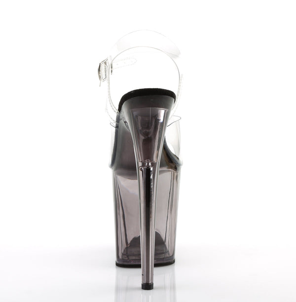 FLAMINGO-808T Plateau Sandaletten Smoke von Pleaser – Ansicht 4