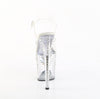 FLAMINGO-808TDRS Plateau Sandaletten Transparent Strass von Pleaser – Ansicht 4