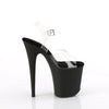 FLAMINGO-808TGRS Plateau Sandaletten Schwarz Matt von Pleaser – Ansicht 5