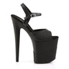 FLAMINGO-809-2G Plateau Sandaletten Schwarz von Pleaser – Ansicht 5