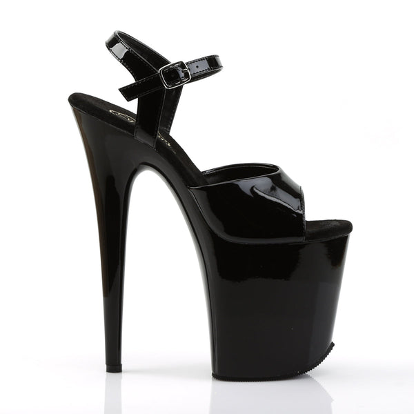 FLAMINGO-809 Plateau Sandaletten Schwarz von Pleaser – Ansicht 5