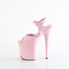 FLAMINGO-809 Plateau Sandaletten Rosa Lack von Pleaser – Ansicht 3