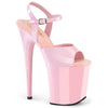 FLAMINGO-809 - Plateau High Heel Sandaletten - Rosa/Lack von Pleaser