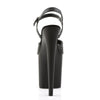 FLAMINGO-809 Plateau Sandaletten Schwarz Matt von Pleaser – Ansicht 4