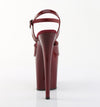 FLAMINGO-809 Plateau Sandaletten Dunkelrot von Pleaser – Ansicht 4