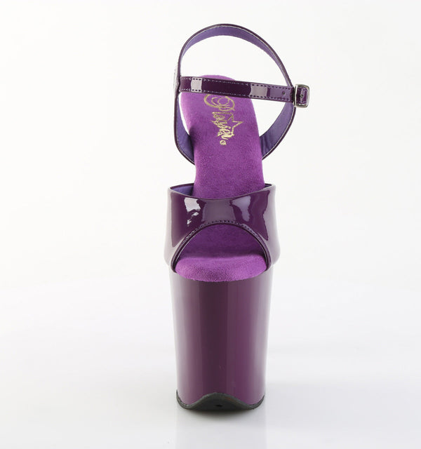 FLAMINGO-809 Plateau Sandaletten Lila von Pleaser – Ansicht 2