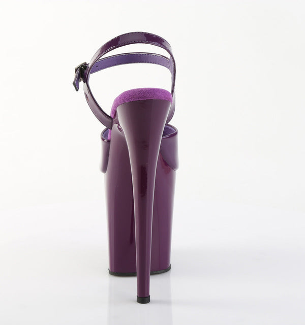 FLAMINGO-809 Plateau Sandaletten Lila von Pleaser – Ansicht 4