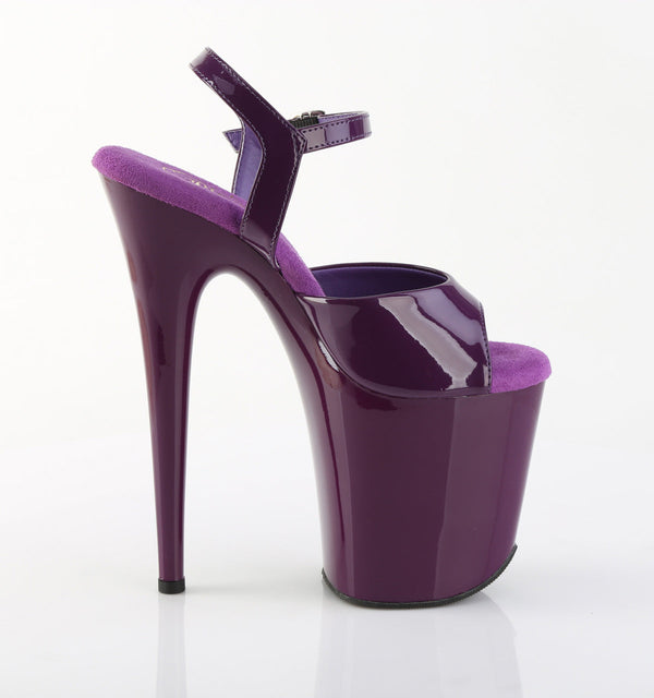 FLAMINGO-809 Plateau Sandaletten Lila von Pleaser – Ansicht 5